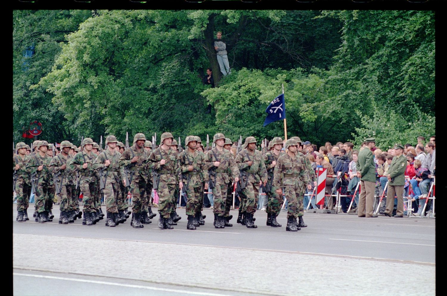 Fotografie: Allied Parade in Berlin-Tiergarten