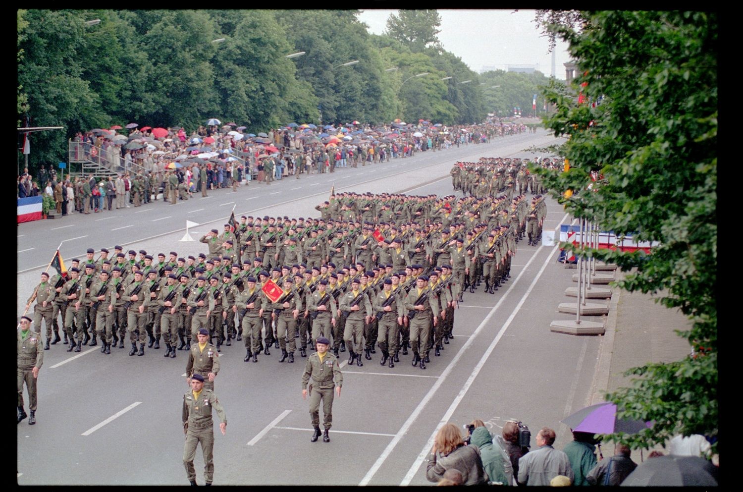 Fotografie: Allied Parade in Berlin-Tiergarten