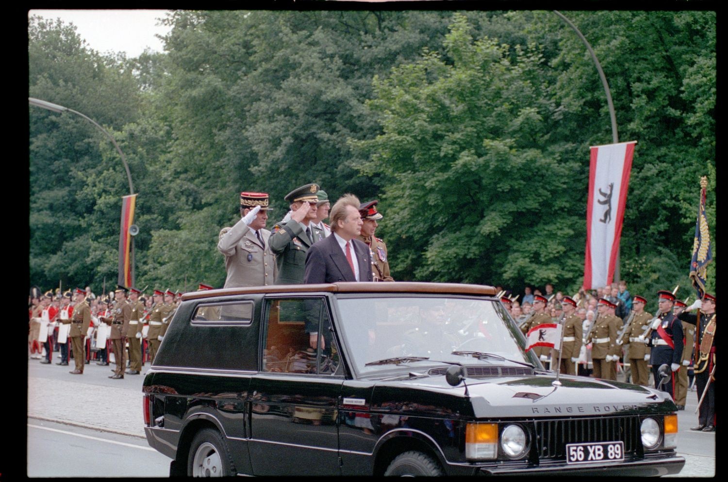 Fotografie: Allied Parade in Berlin-Tiergarten