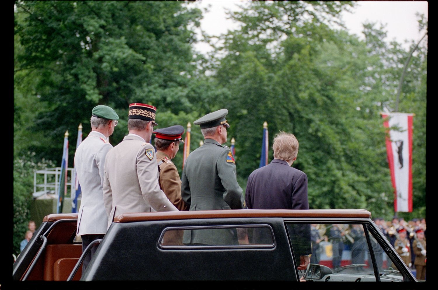 Fotografie: Allied Parade in Berlin-Tiergarten