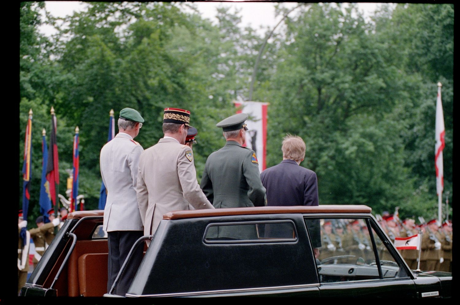 Fotografie: Allied Parade in Berlin-Tiergarten