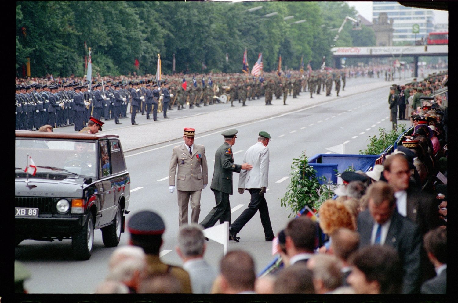 Fotografie: Allied Parade in Berlin-Tiergarten