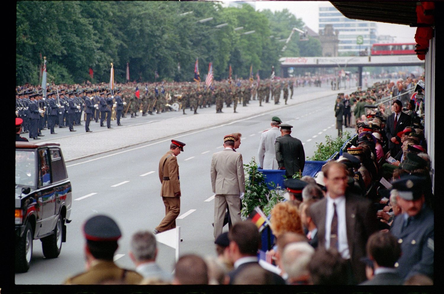 Fotografie: Allied Parade in Berlin-Tiergarten