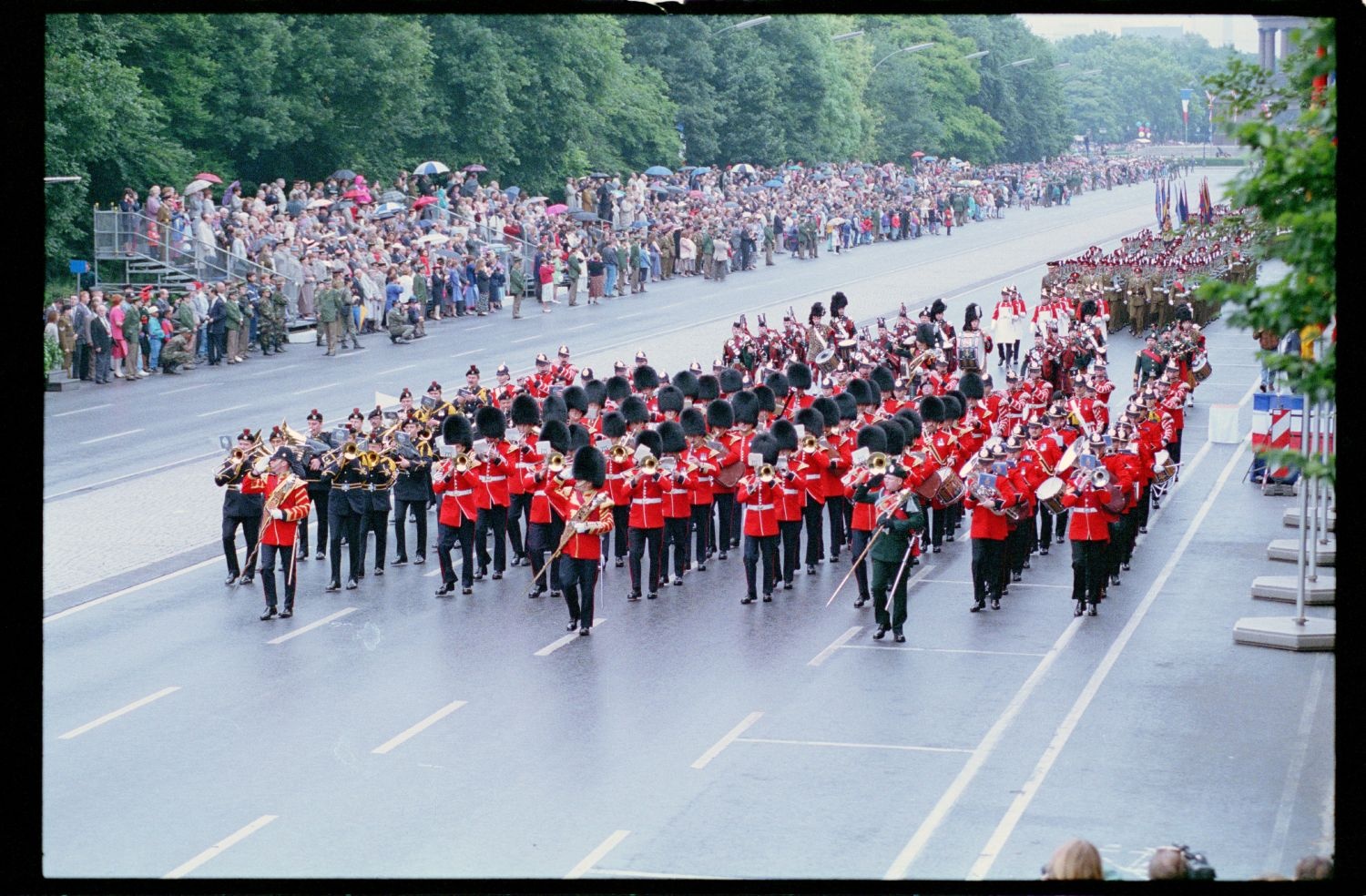 Fotografie: Allied Parade in Berlin-Tiergarten