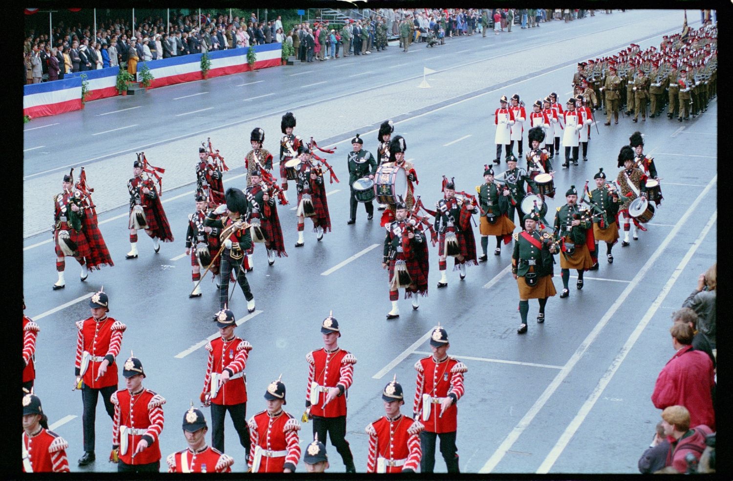 Fotografie: Allied Parade in Berlin-Tiergarten