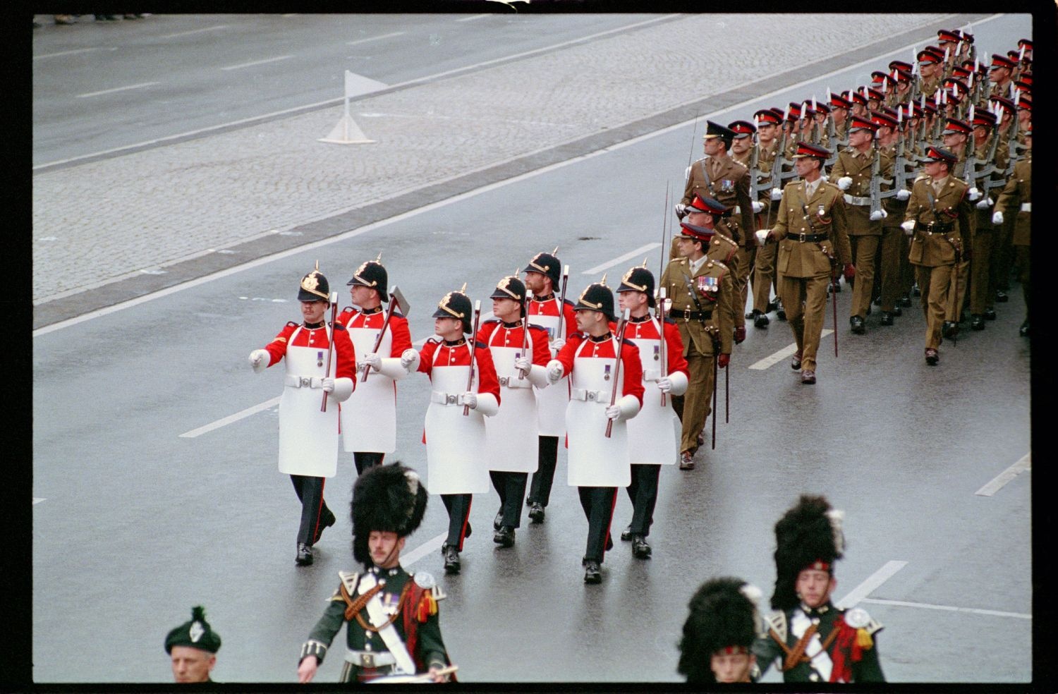 Fotografie: Allied Parade in Berlin-Tiergarten