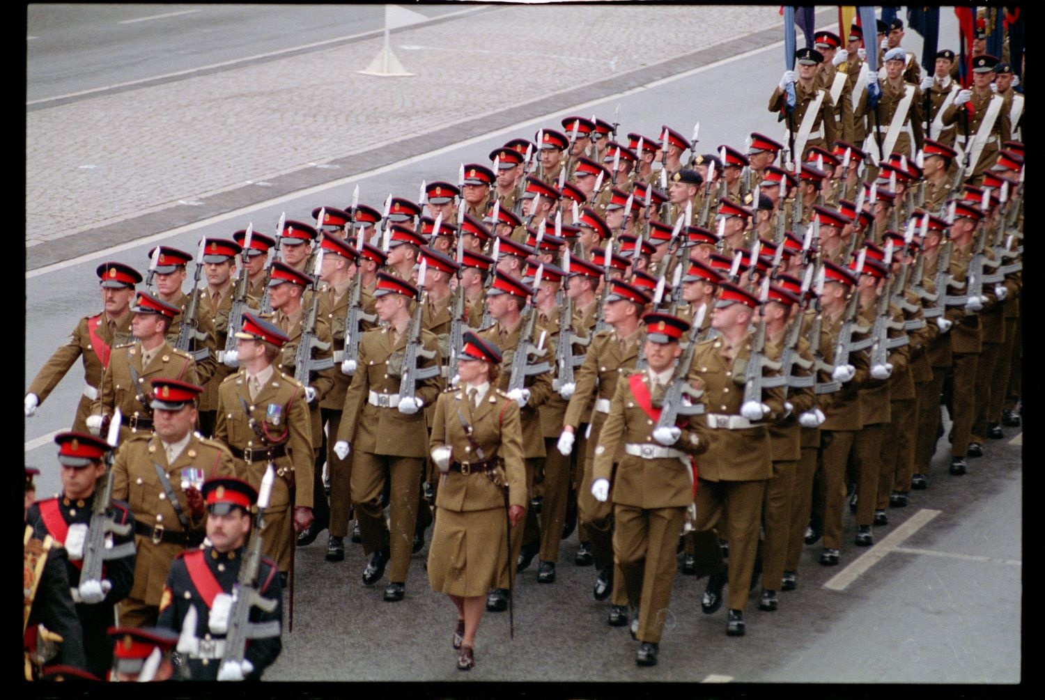 Fotografie: Allied Parade in Berlin-Tiergarten