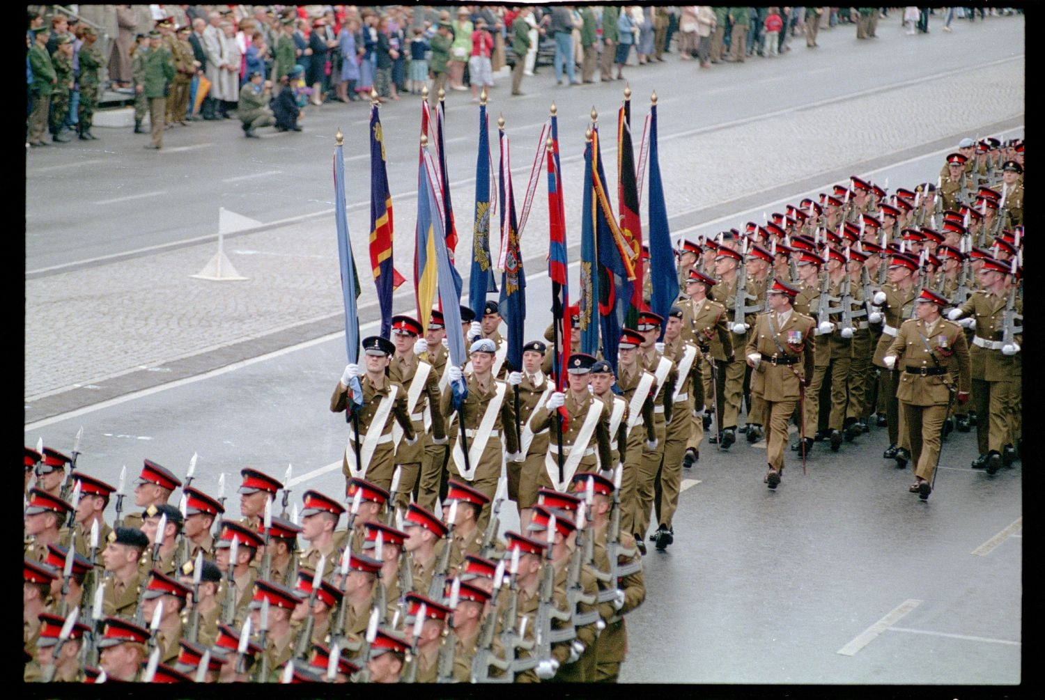 Fotografie: Allied Parade in Berlin-Tiergarten