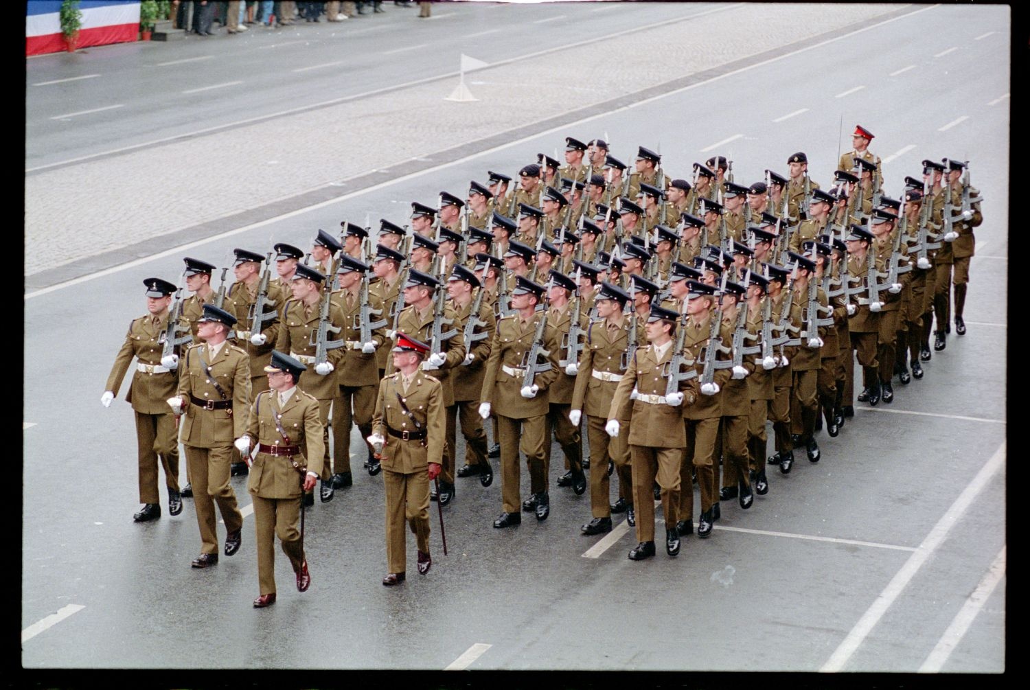 Fotografie: Allied Parade in Berlin-Tiergarten