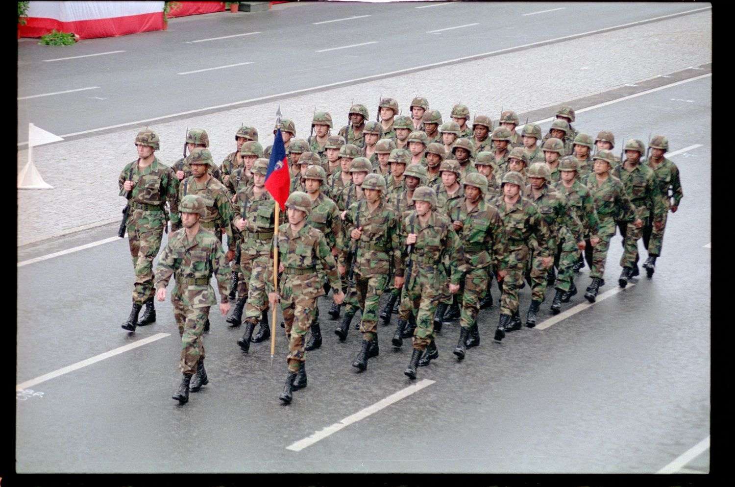 Fotografie: Allied Parade in Berlin-Tiergarten