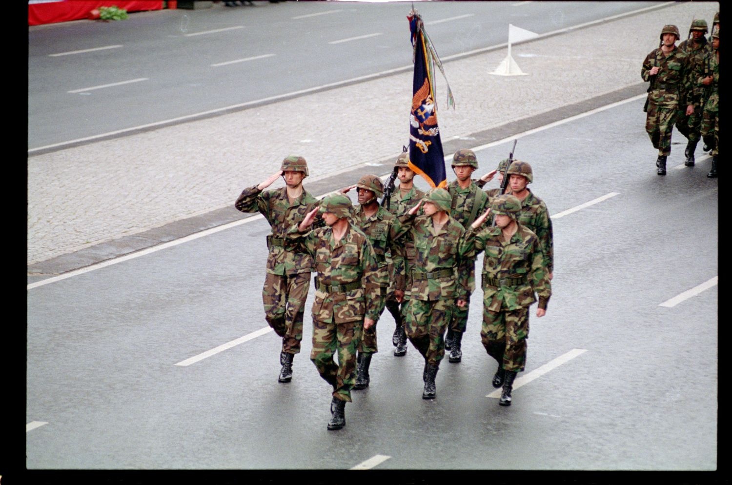 Fotografie: Allied Parade in Berlin-Tiergarten