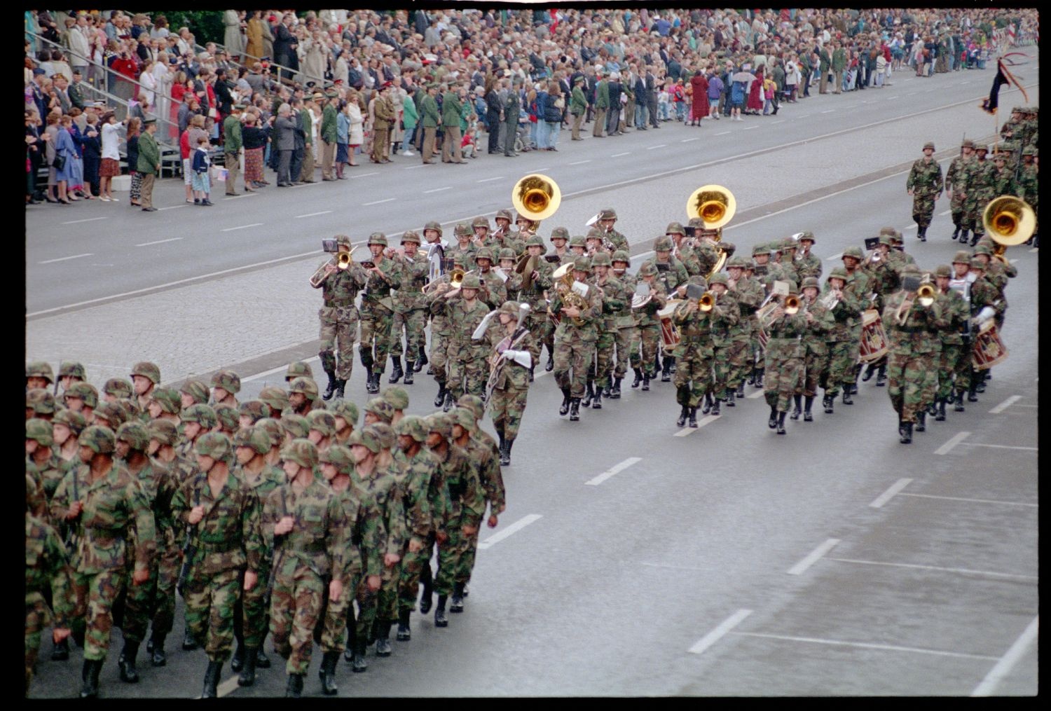 Fotografie: Allied Parade in Berlin-Tiergarten