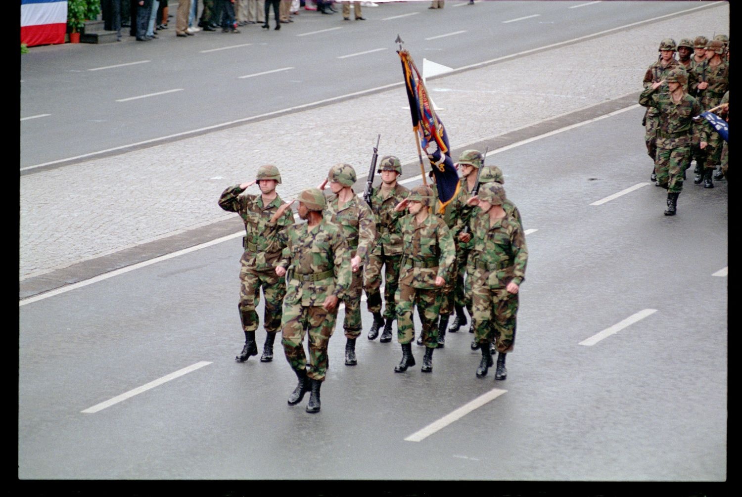 Fotografie: Allied Parade in Berlin-Tiergarten