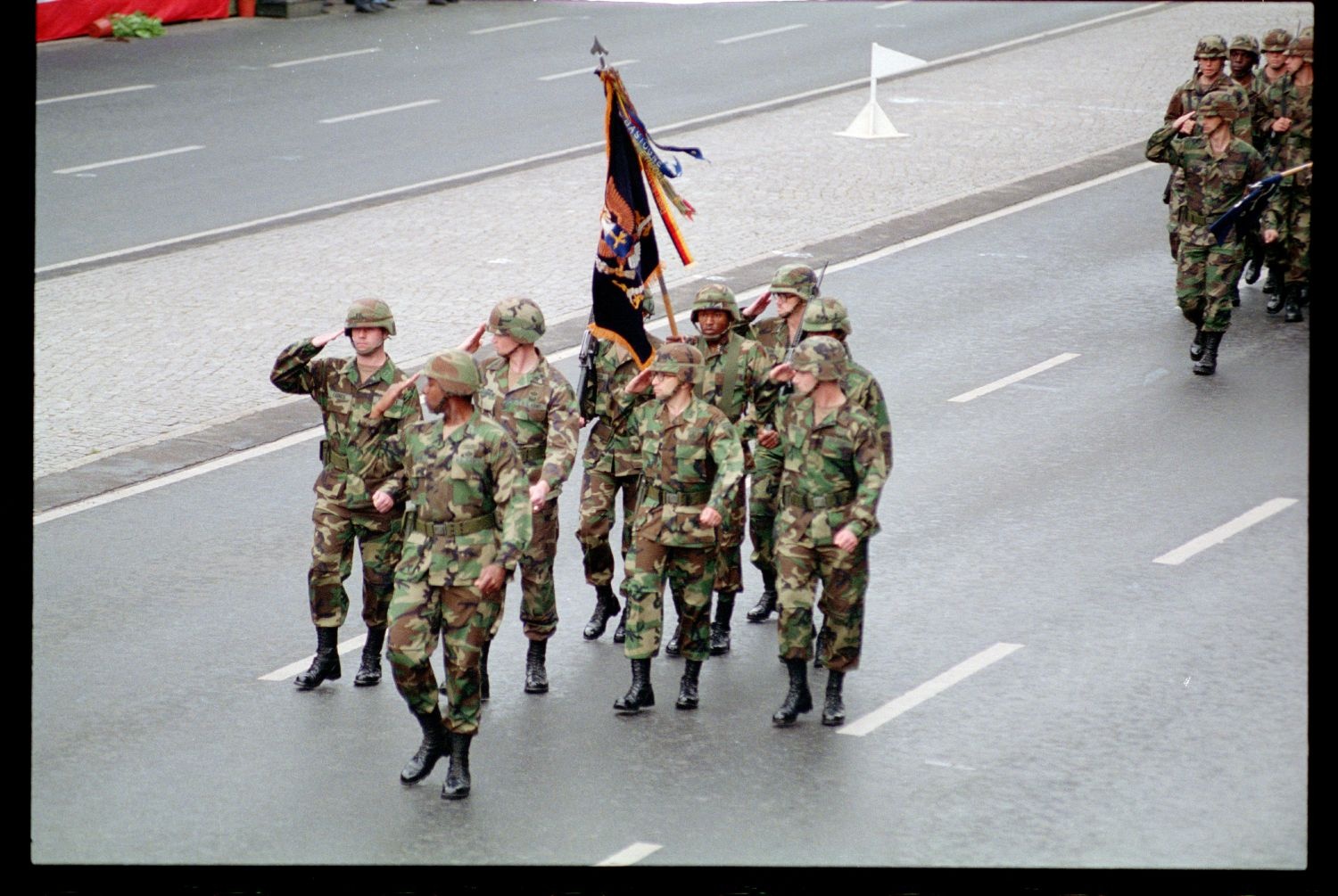 Fotografie: Allied Parade in Berlin-Tiergarten