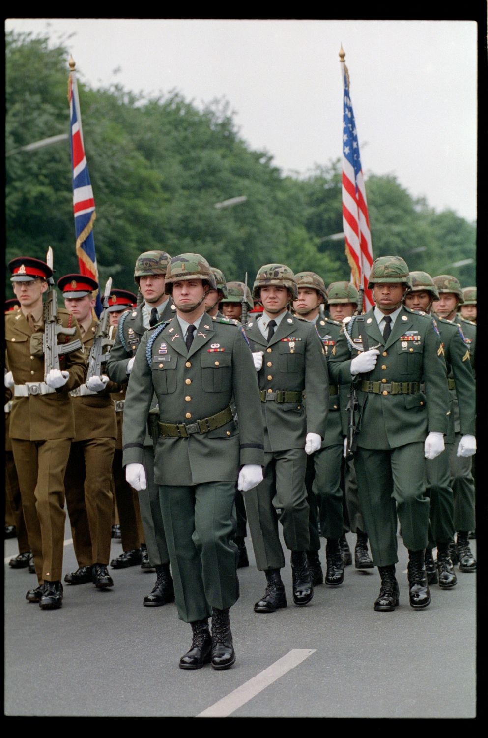 Fotografie: Allied Parade in Berlin-Tiergarten