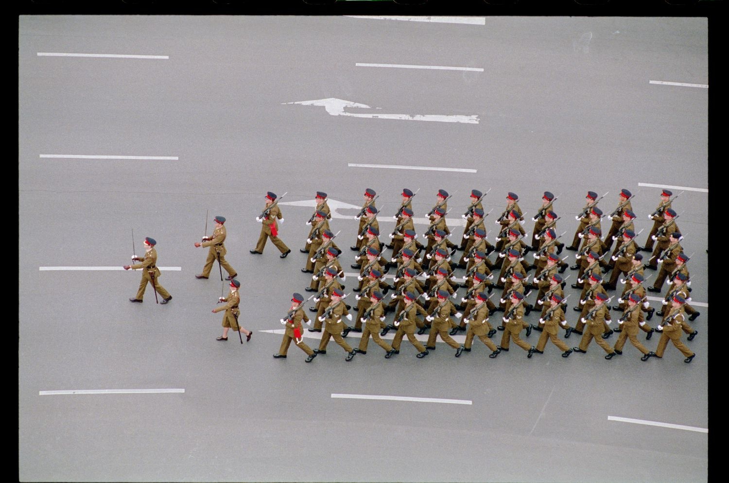 Fotografie: Allied Parade in Berlin-Tiergarten