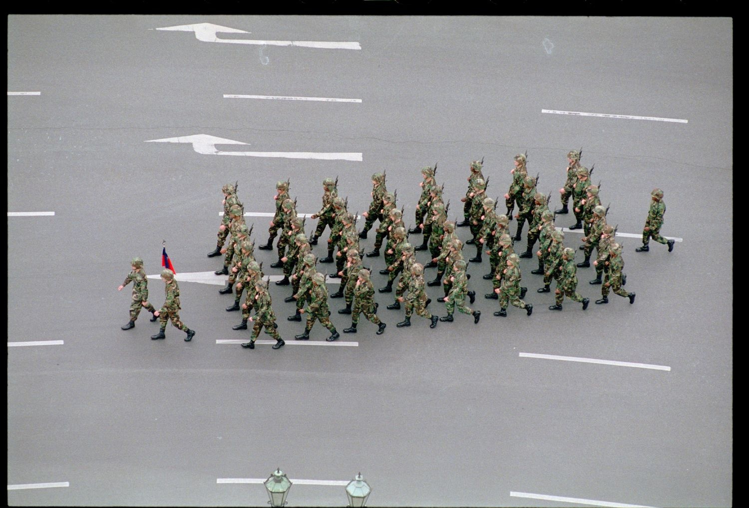 Fotografie: Allied Parade in Berlin-Tiergarten