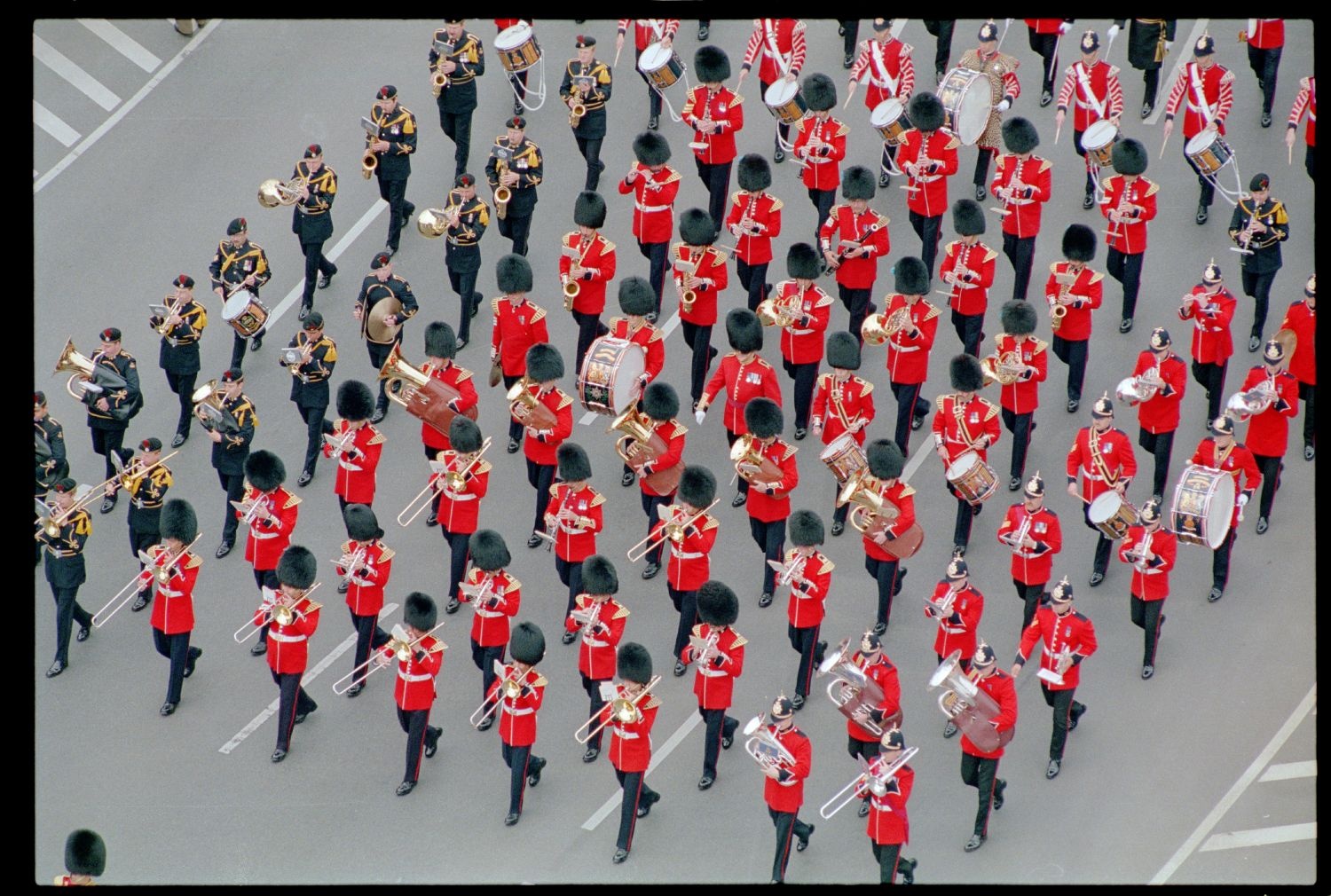 Fotografie: Allied Parade in Berlin-Tiergarten