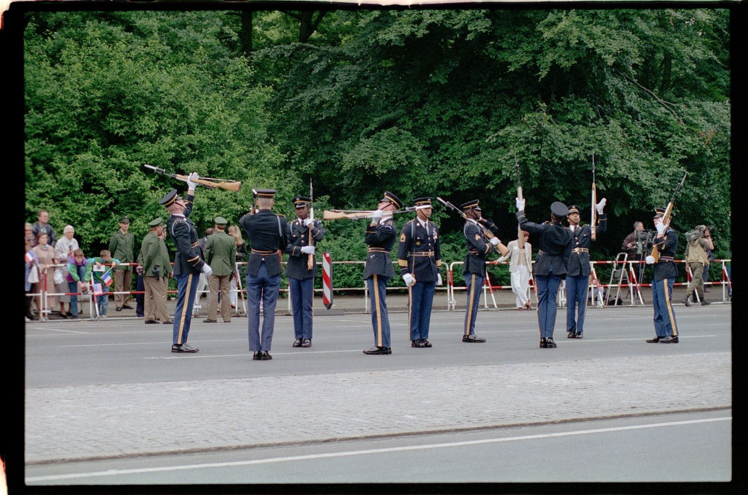 Fotografie: Allied Parade in Berlin-Tiergarten