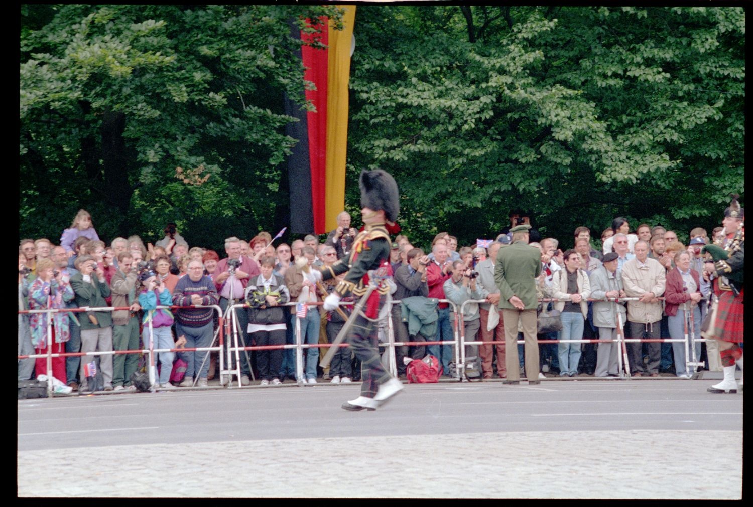 Fotografie: Allied Parade in Berlin-Tiergarten