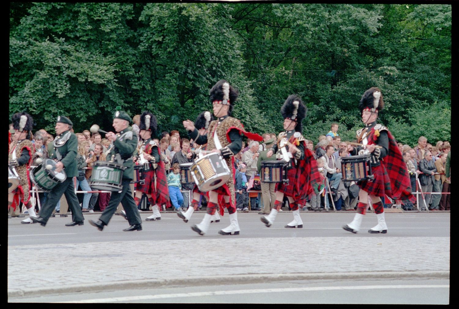 Fotografie: Allied Parade in Berlin-Tiergarten