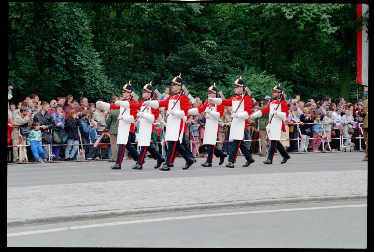 Fotografie: Allied Parade in Berlin-Tiergarten