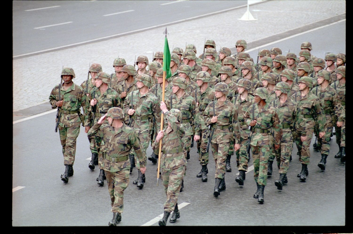 Fotografie: Allied Parade in Berlin-Tiergarten