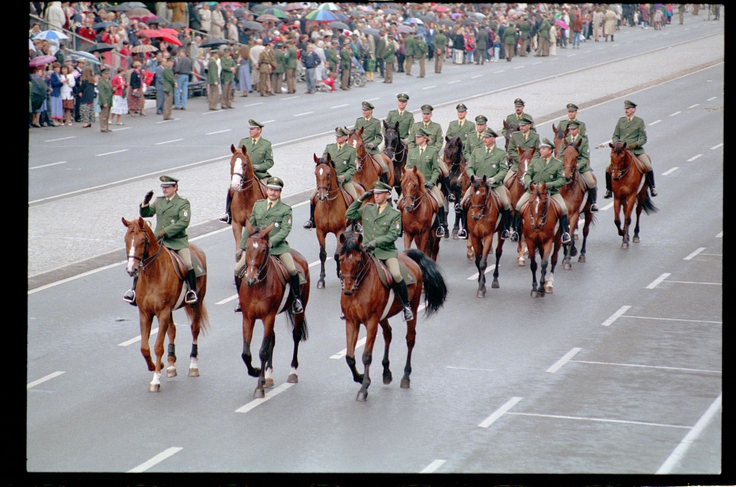 Fotografie: Allied Parade in Berlin-Tiergarten