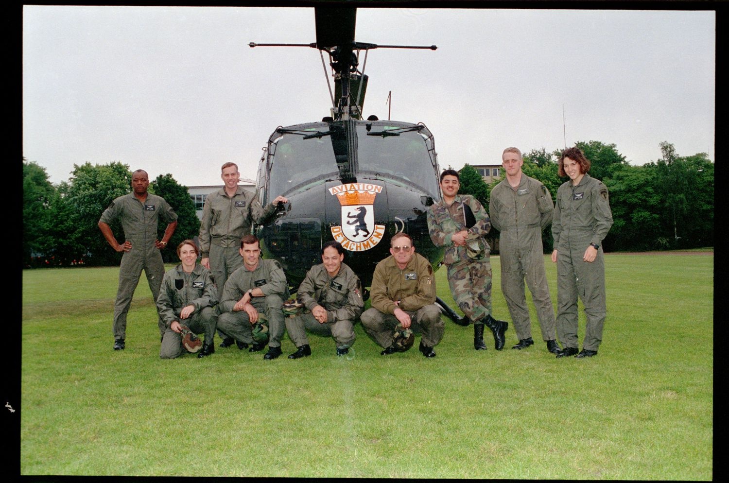 Fotografie: Piloten des Aviation Detachment in Berlin