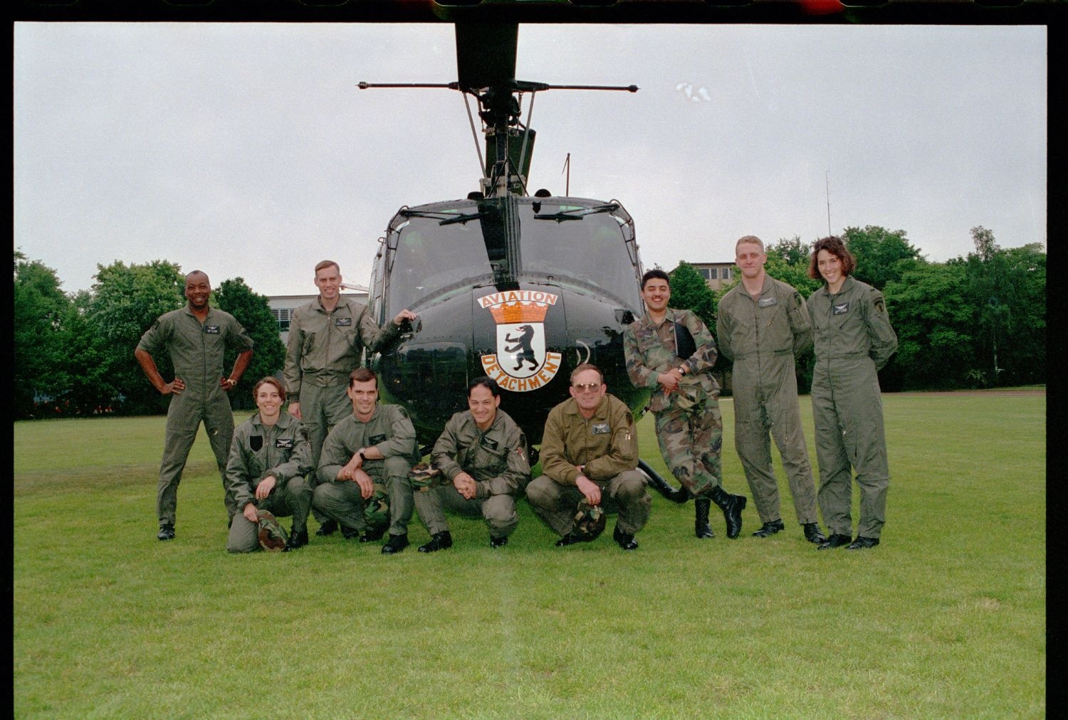 Fotografie: Piloten des Aviation Detachment in Berlin