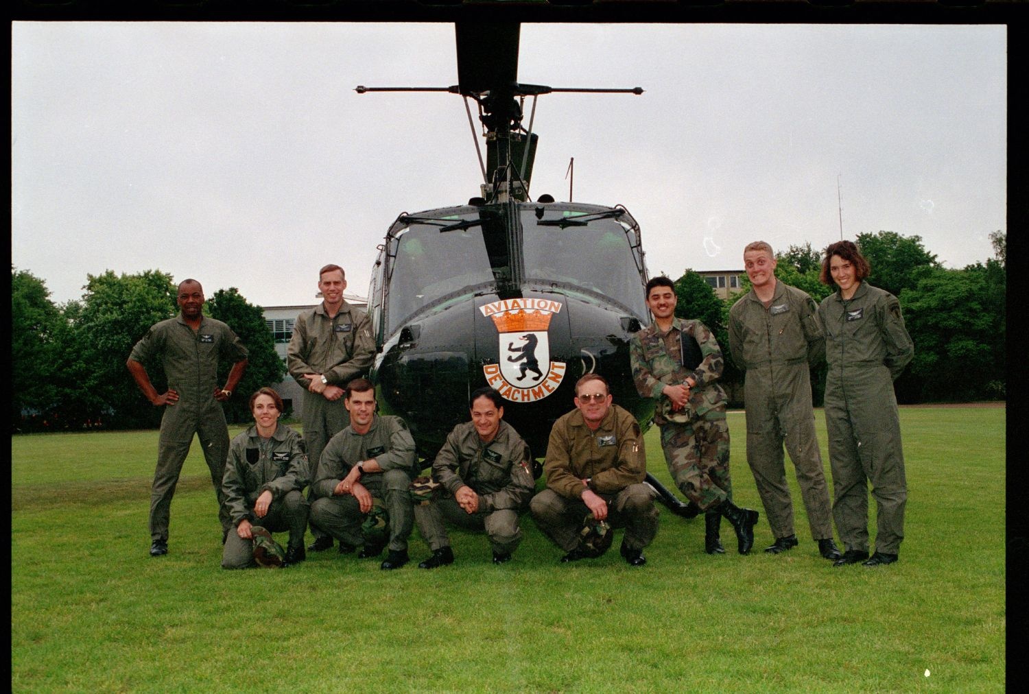 Fotografie: Piloten des Aviation Detachment in Berlin