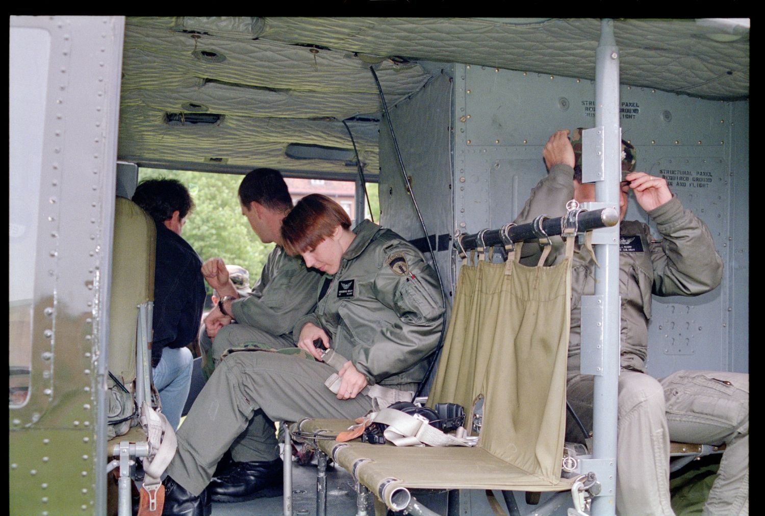 Fotografie: Übungsflug des Aviation Detachment in Berlin