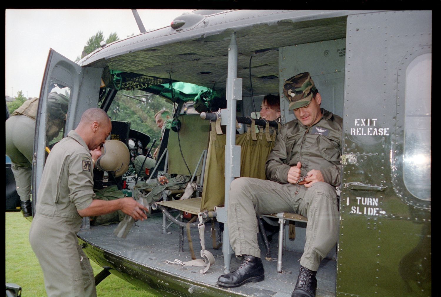 Fotografie: Übungsflug des Aviation Detachment in Berlin