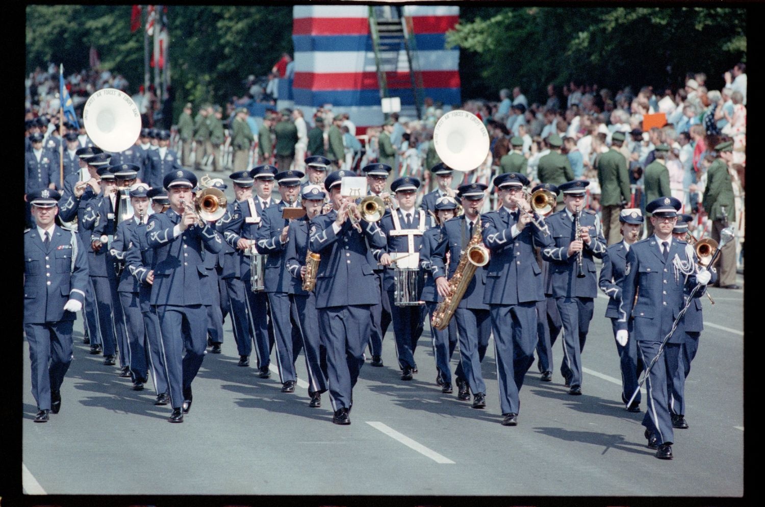 Fotografie: Allied Forces Day Parade in Berlin-Tiergarten