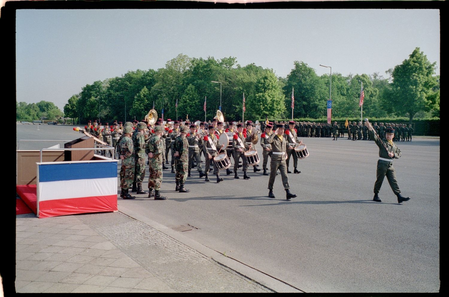 Fotografie: Außerdienststellung des 40th Armor Regiment in Berlin-Lichterfelde