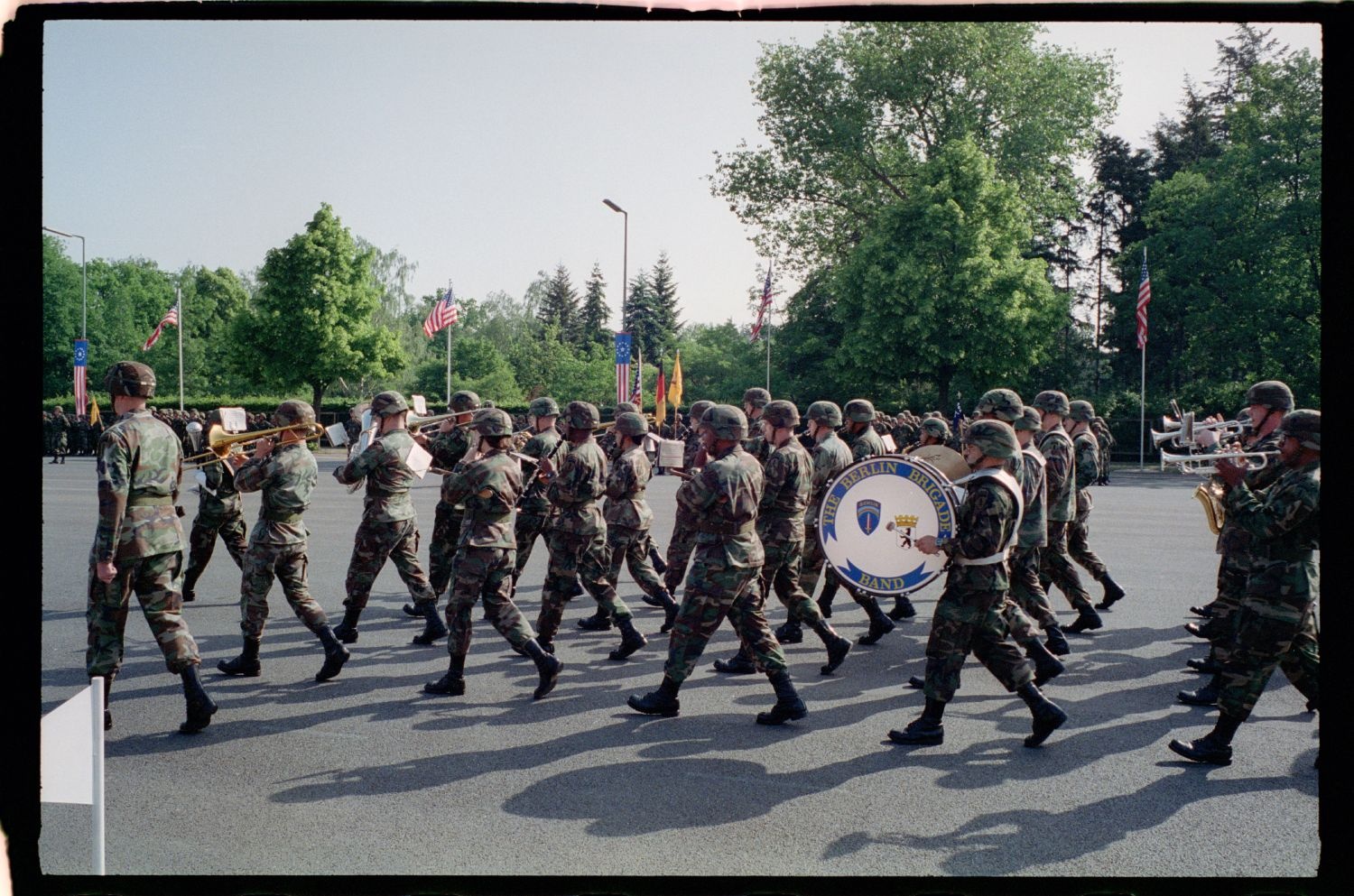 Fotografie: Außerdienststellung des 40th Armor Regiment in Berlin-Lichterfelde