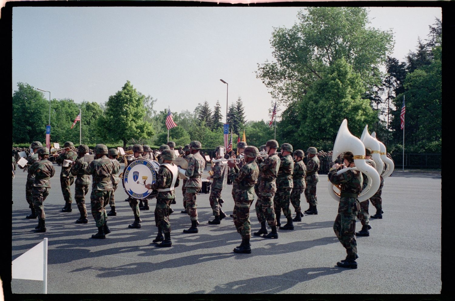 Fotografie: Außerdienststellung des 40th Armor Regiment in Berlin-Lichterfelde