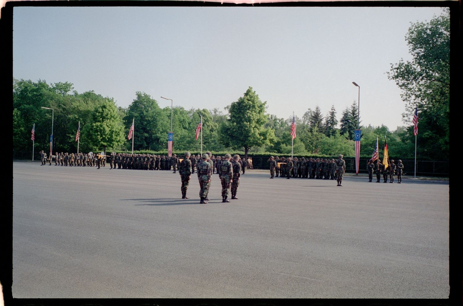 Fotografie: Außerdienststellung des 40th Armor Regiment in Berlin-Lichterfelde