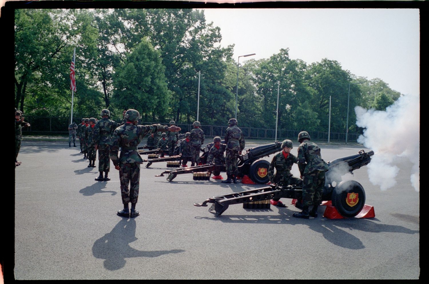 Fotografie: Außerdienststellung des 40th Armor Regiment in Berlin-Lichterfelde