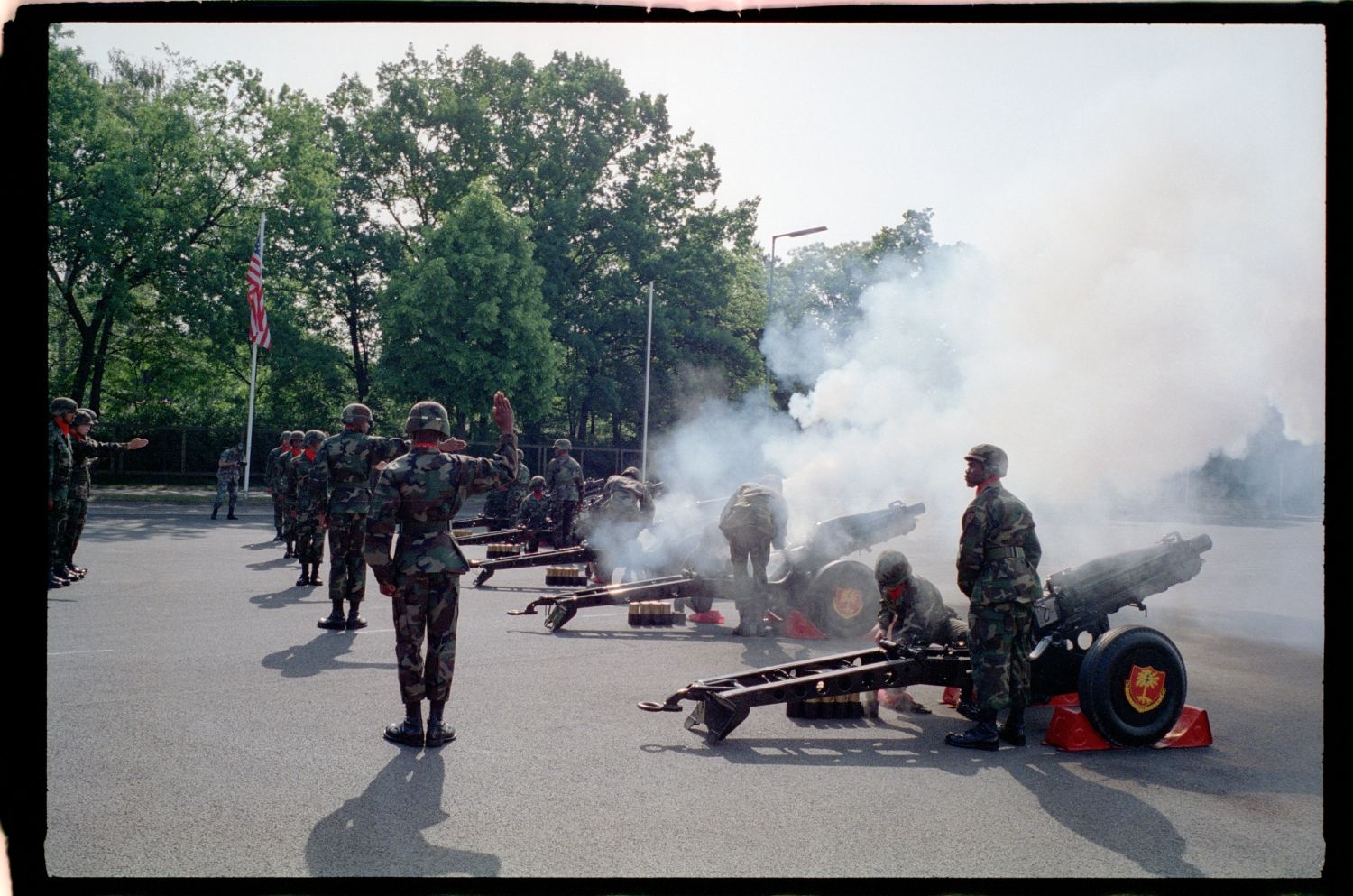 Fotografie: Außerdienststellung des 40th Armor Regiment in Berlin-Lichterfelde