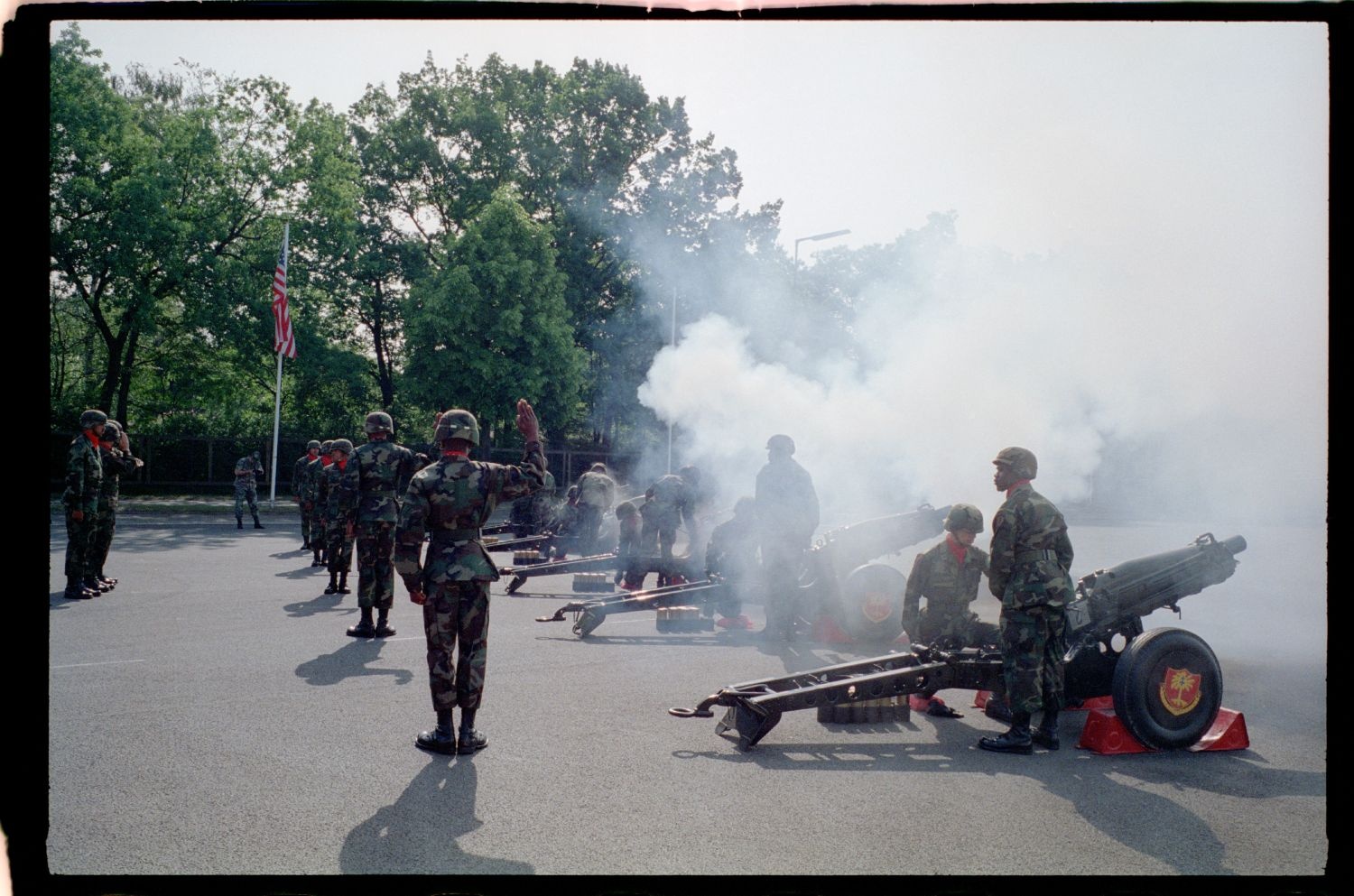 Fotografie: Außerdienststellung des 40th Armor Regiment in Berlin-Lichterfelde