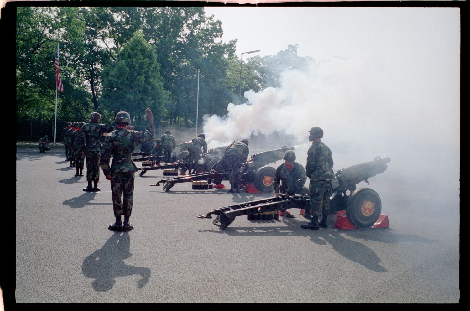 Fotografie: Außerdienststellung des 40th Armor Regiment in Berlin-Lichterfelde