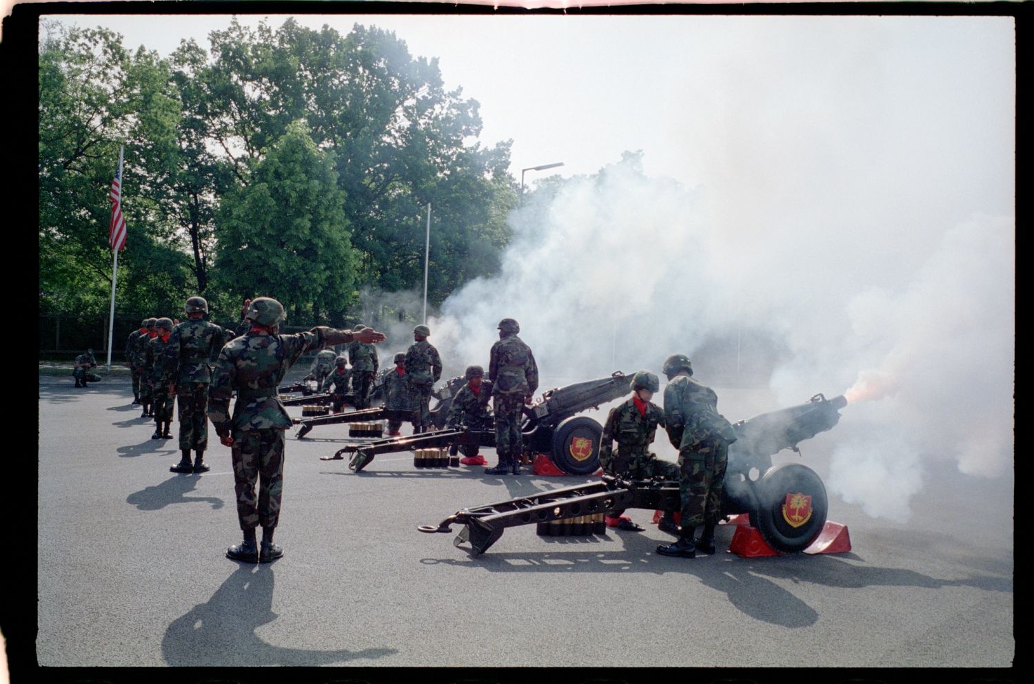 Fotografie: Außerdienststellung des 40th Armor Regiment in Berlin-Lichterfelde