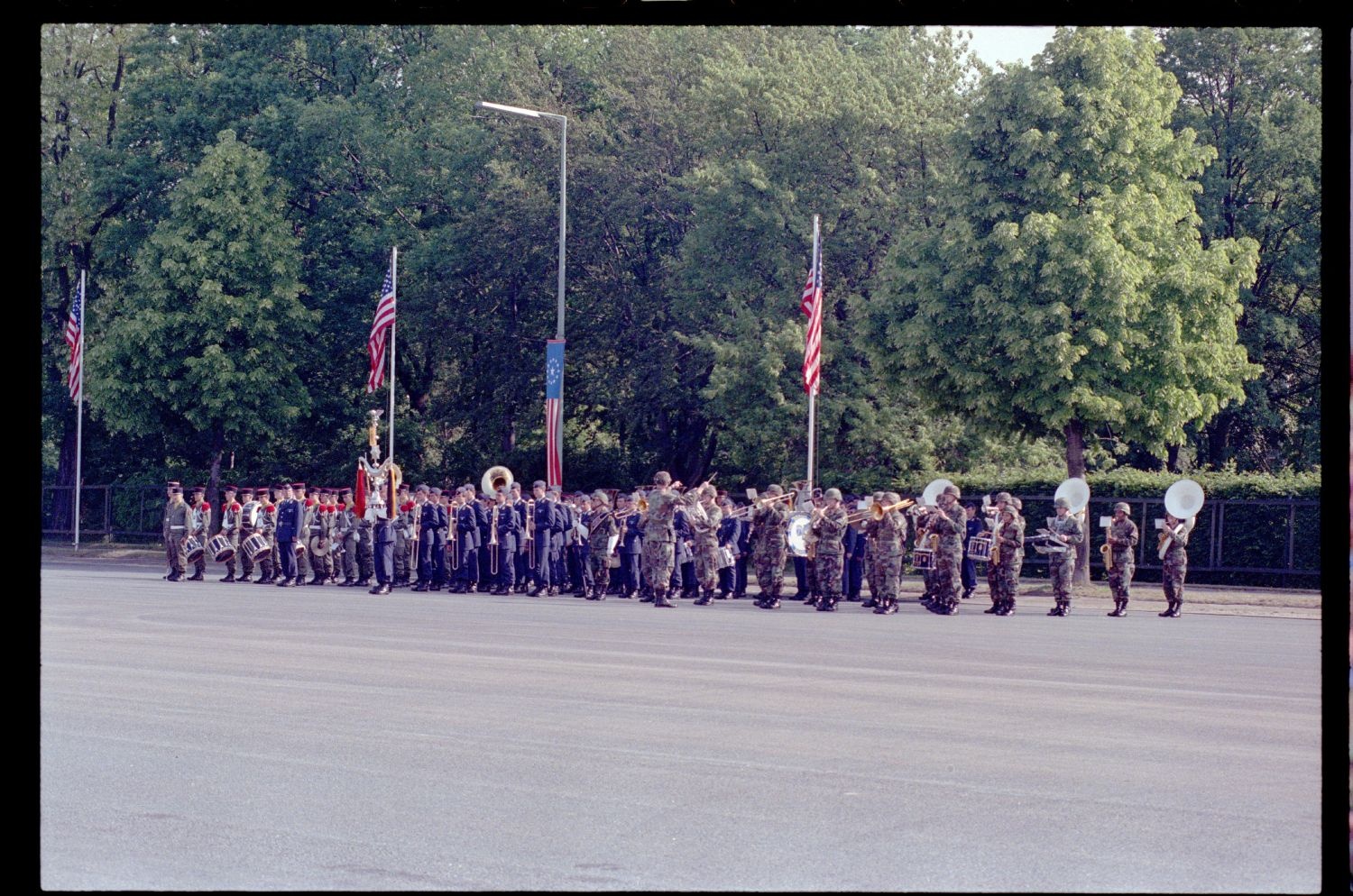 Fotografie: Außerdienststellung des 40th Armor Regiment in Berlin-Lichterfelde