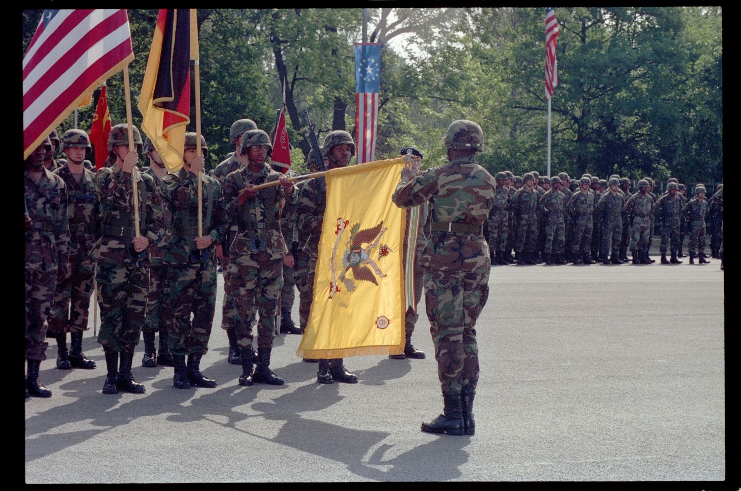 Fotografie: Außerdienststellung des 40th Armor Regiment in Berlin-Lichterfelde