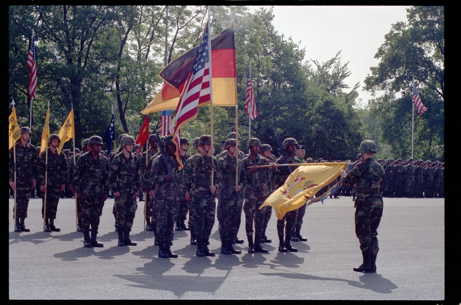 Fotografie: Außerdienststellung des 40th Armor Regiment in Berlin-Lichterfelde