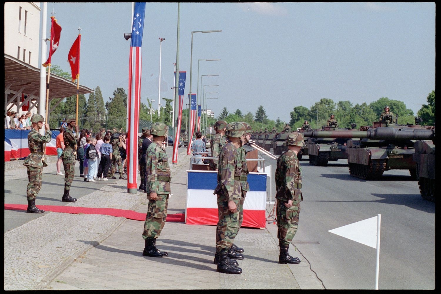 Fotografie: Außerdienststellung des 40th Armor Regiment in Berlin-Lichterfelde