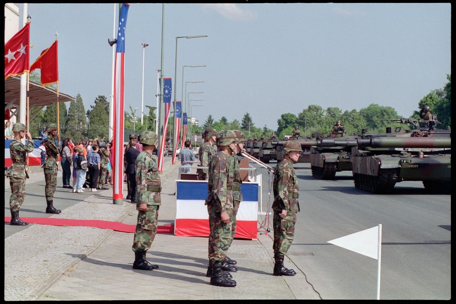 Fotografie: Außerdienststellung des 40th Armor Regiment in Berlin-Lichterfelde