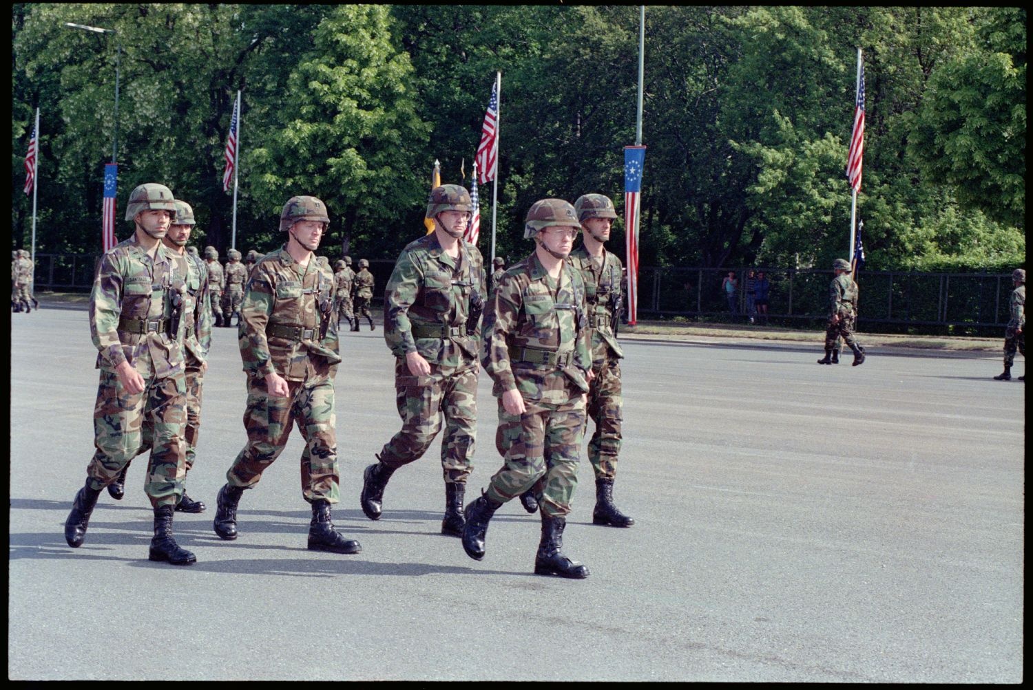 Fotografie: Außerdienststellung des 40th Armor Regiment in Berlin-Lichterfelde