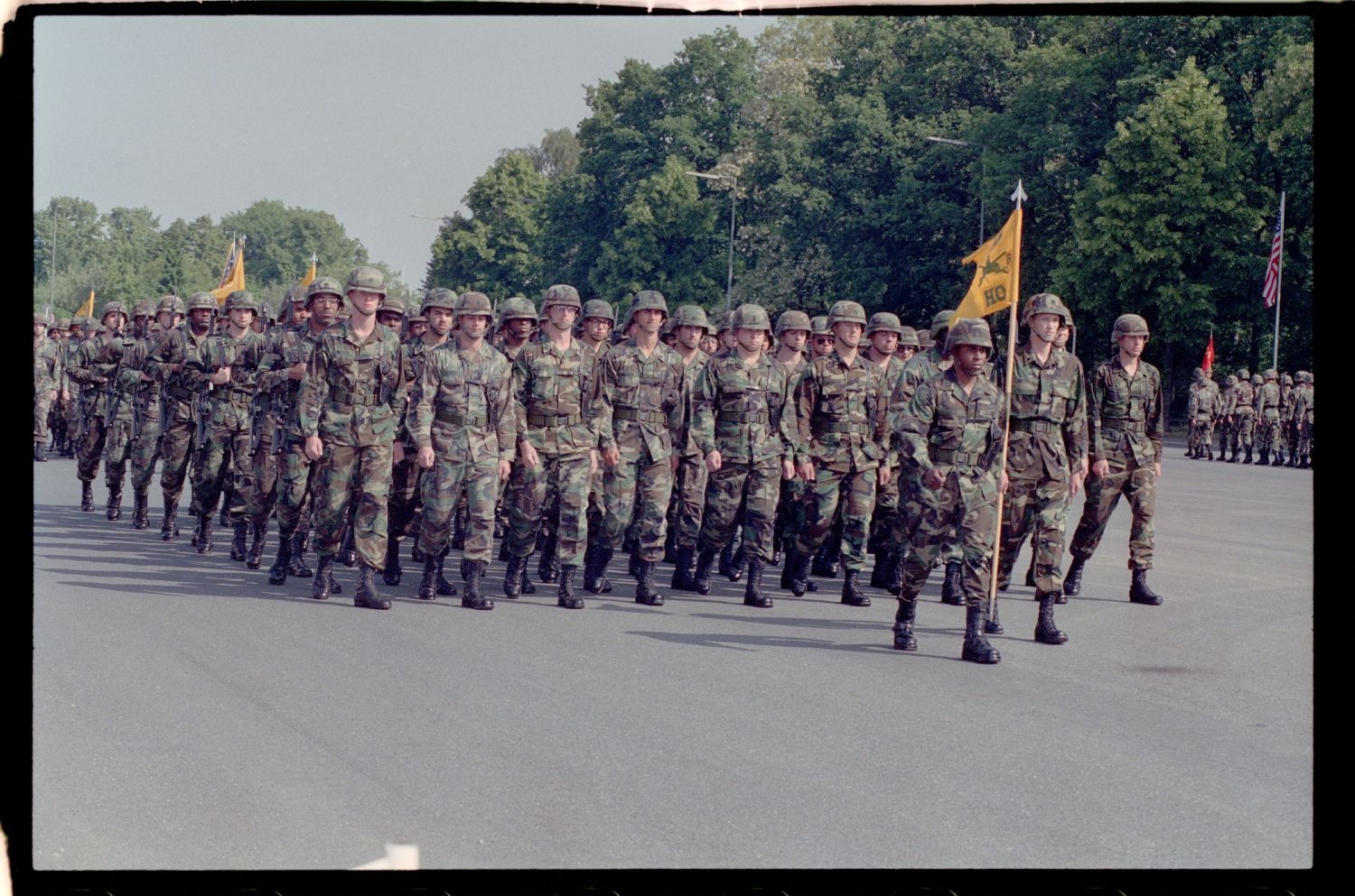 Fotografie: Außerdienststellung des 40th Armor Regiment in Berlin-Lichterfelde